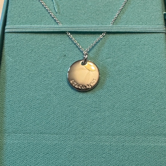 Tiffany & Co. Notes “A” Round Pendant Necklace in Sterling Silver – New with Box - Picture 3 of 4
